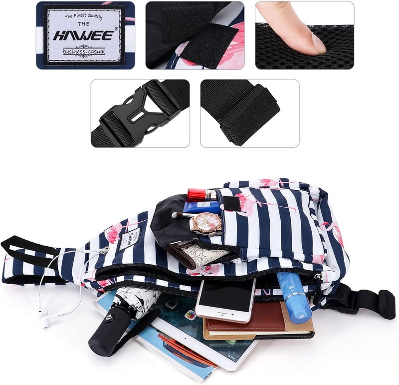 HAWEE Backpack Sling for Women Anti-Water Crossbody Bag Inclined Adjustable Pack | Casual, Adjustable Strap, Water Repellent, for Travel/Sport - Image 4